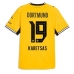 Borussia Dortmund Konstantinos Karetsas #19 Hemma matchtröja 2026-27 Kortärmad Billigt Borussia Dortmund Konstantinos Karetsas #19 Hemma matchtröja 2026-27 Kortärmad Billigt